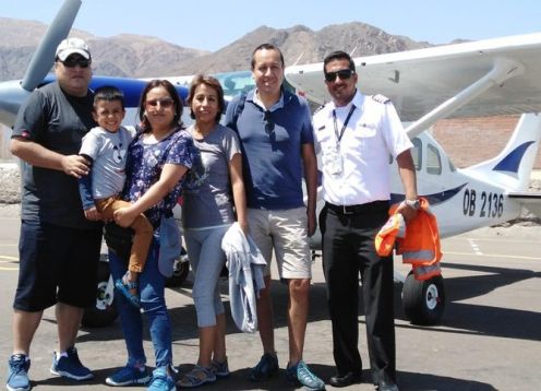 Vuelo Premium sobre las Lineas de Nasca . Nazca, PERU