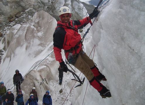 Escalada en Hielo en La Paz de día completo. La Paz, BOLIVIA